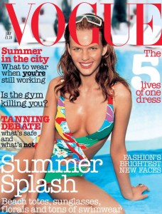 Anne Vyalitsyna by Regan Cameron for Vogue UK July 2003