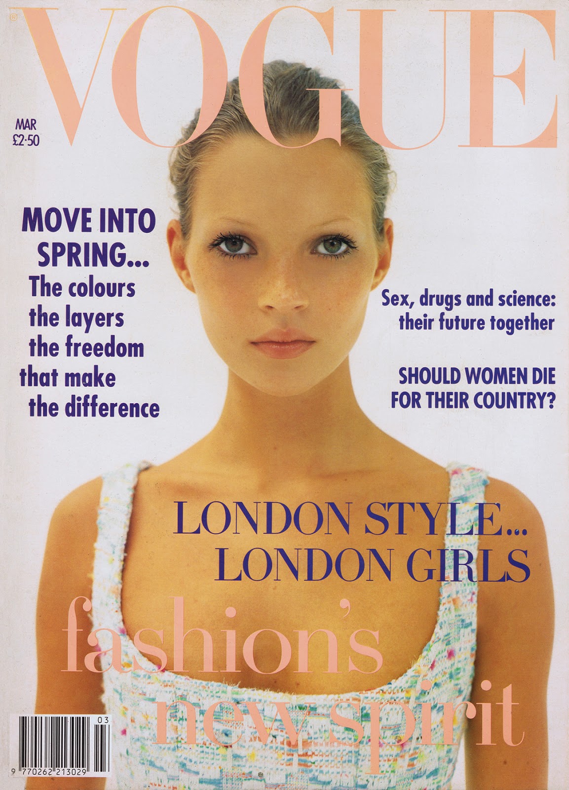 Kate Moss Throughout the Years in Vogue – VOGUEGRAPHY