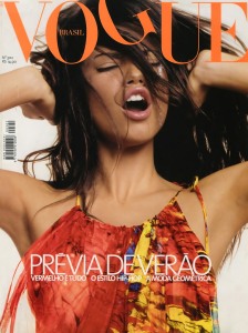 Adriana Lima by Daniel Klajmic Vogue Brasil August 2003