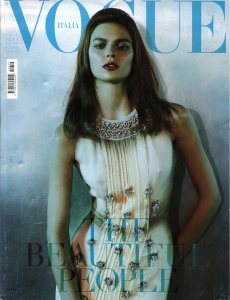 Elise Crombez by Steven Meisel Vogue Italia September 2004