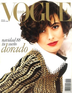Inès de la Fressange Vogue España December 1988