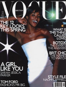 Naomi Campbell by Mario Testino Vogue UK February 2001
