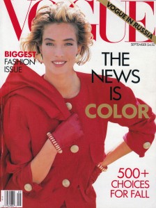 Tatjana Patitz by Patrick Demarchelier Vogue US September 1990