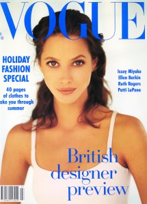 Christy Turlington by Andrew MacPherson Vogue UK July 1993