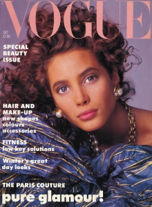 Christy Turlington by Patrick Demarchelier Vogue UK October 1986