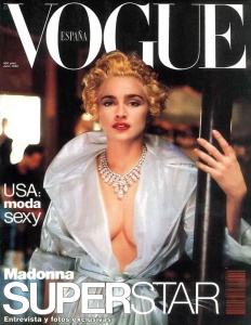 Madonna by Helmut Newton Vogue España July 1990