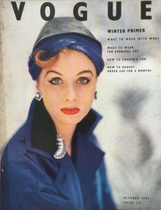 Suzy Parker by Roger Prigent Vogue UK October 1952