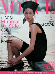 Amber Valletta by Steven Meisel Vogue Italia August 1995