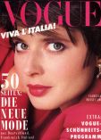 Isabella Rossellini Vogue Deutsch August 1984