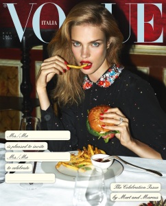 Natalia Vodianova by Mert and Marcus for Vogue Italia December 2017