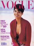 Linda Evangelista by Peter Lindbergh Vogue UK January 1989