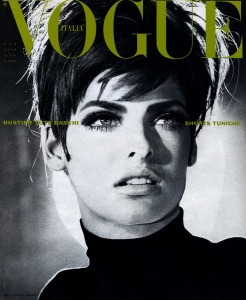 Linda Evangelista by Steven Meisel Vogue Italia February 1990
