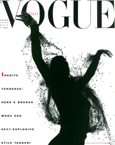 Michaela Bercu by Albert Watson Vogue Italia July August 1989