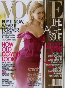 Sarah Jessica Parker by Steven Meisel for Vogue US August 2003