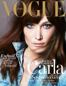 Carla Bruni by Mert and Marcus Vogue Paris December 2012 January 2013
