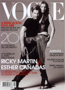 Ricky Martin and Esther Canadas by Daniela Federici Vogue Mexico April 2003