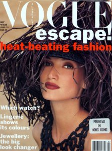 Karen Mulder by Grant Matthews Vogue Australia July 1992