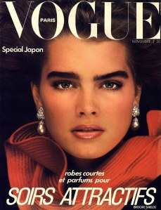 Brooke Shields by Albert Watson for Vogue Paris November 1982