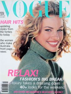 Kristy Hinze Vogue Australia April 1995