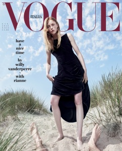 Rianne van Rompaey by Willy Vanderperre Vogue Italia June 2018