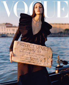 Vittoria Ceretti by Oliver Hadlee Pearch Vogue Italia February 2020