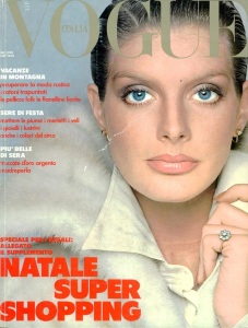 Rene Russo by Francesco Scavullo Vogue Italia December 1974
