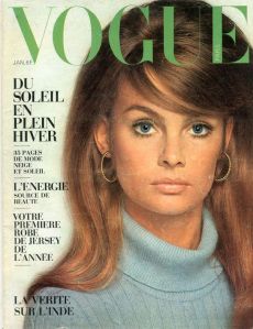 Jean Shrimpton by David Bailey Vogue Paris January 1968