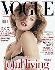Natalia Vodianova by Patrick Demarchelier Vogue Taiwan August 2006