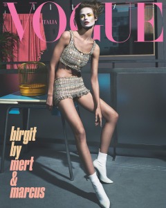 Birgit Kos by Mert and Marcus Vogue Italia April 2018